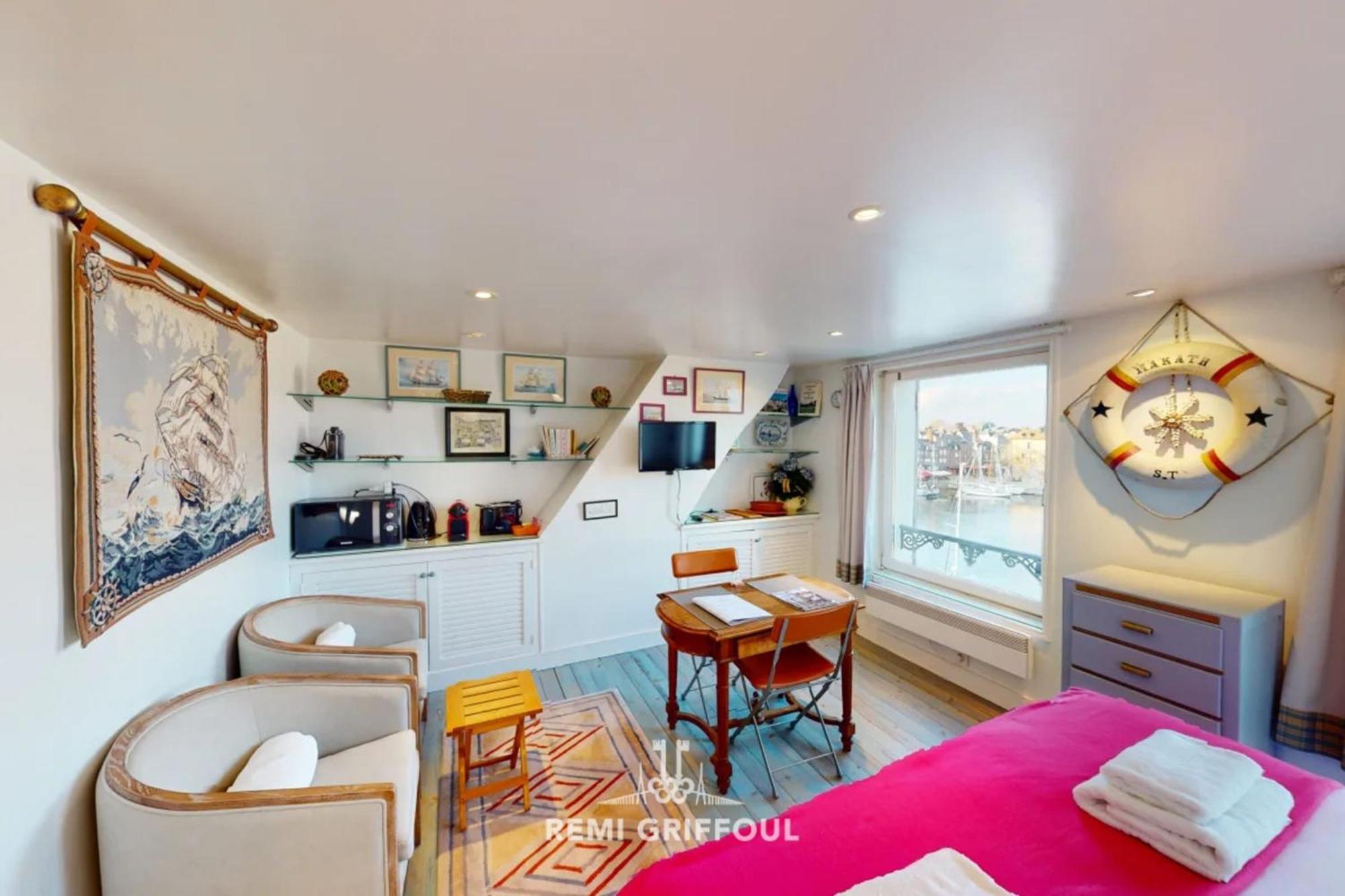 Apartamento Racing The Wind Breathtaking Port View 2 Pers Honfleur Exterior foto
