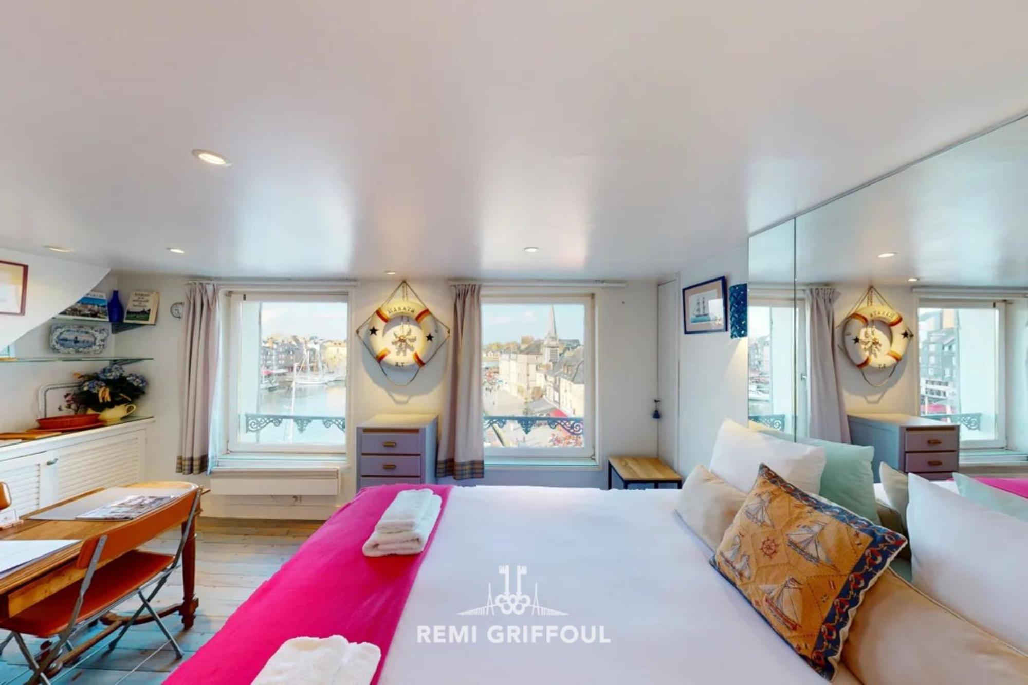 Apartamento Racing The Wind Breathtaking Port View 2 Pers Honfleur Exterior foto